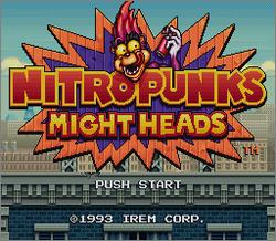 Pantallazo de Nitro Punks Might Heads (Japonés) para Super Nintendo