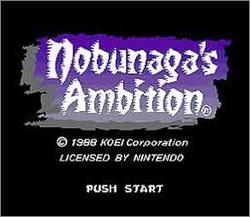 Pantallazo de Nobunaga's Ambition para Super Nintendo