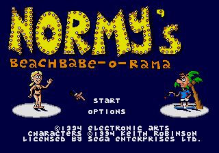 Pantallazo de Normy's Beach Babe-O-Rama para Sega Megadrive