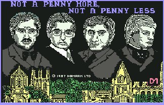 Pantallazo de Not a Penny More, Not a Penny Less para Commodore 64