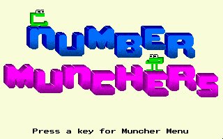 Pantallazo de Number Munchers para PC