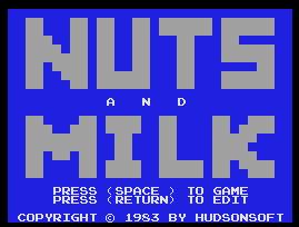 Pantallazo de Nuts & Milk para MSX