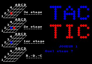 Pantallazo de O Tac-Tic para Amstrad CPC