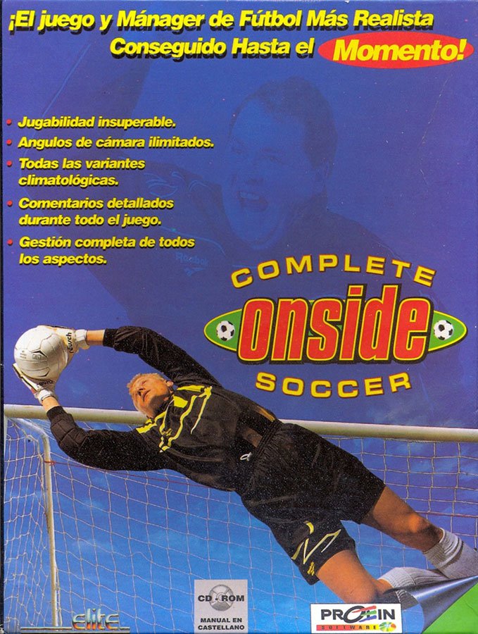 Caratula de ONSIDE Complete Soccer para PC