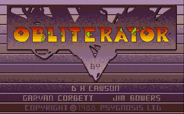 Pantallazo de Obliterator para Atari ST