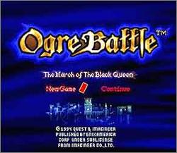 Pantallazo de Ogre Battle: The March of the Black Queen para Super Nintendo