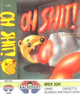Caratula de Oh Shit! para MSX