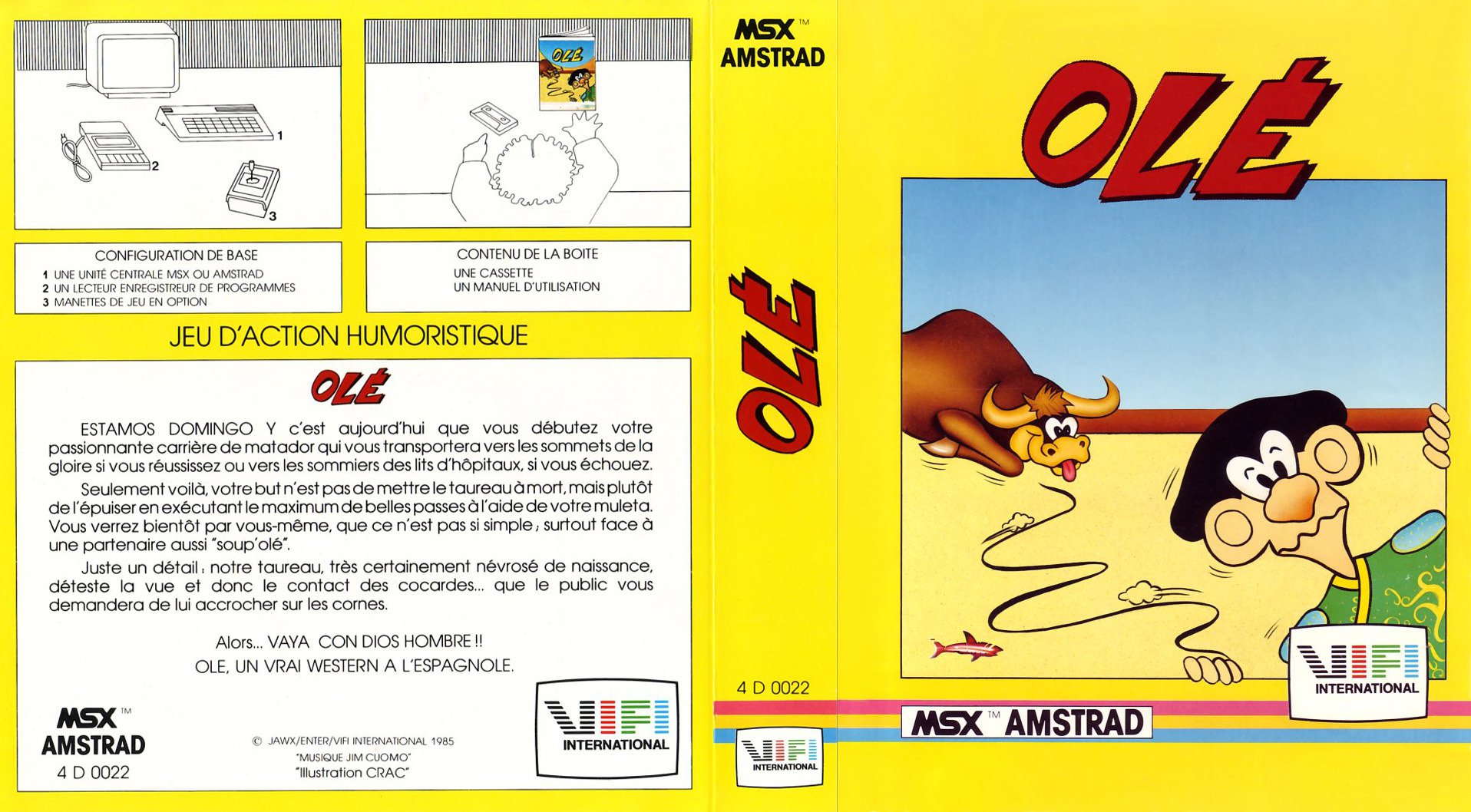Caratula de Ole para Amstrad CPC