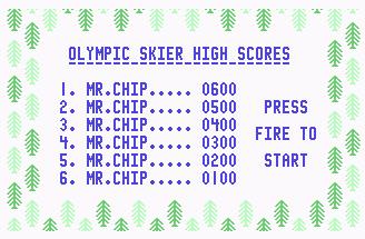 Pantallazo de Olympic Skier para Commodore 64