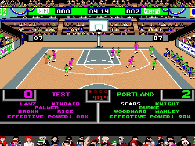 Pantallazo de Omni-Play Basketball para Amiga