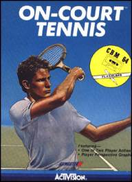 Caratula de On Court Tennis para Commodore 64