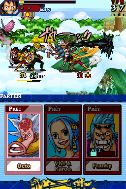 Pantallazo de One Piece: Gigant Battle para Nintendo DS