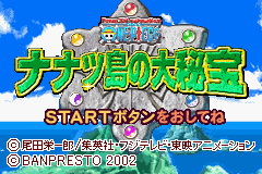 Pantallazo de One Piece - Nanatsu Shima no Daihihou (Japonés) para Game Boy Advance