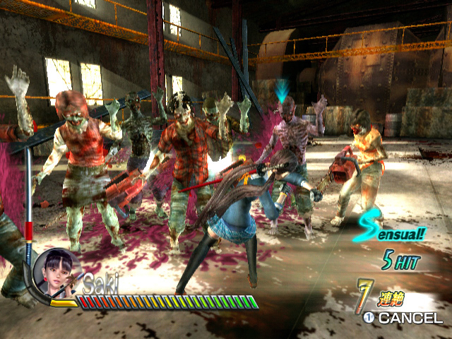 Pantallazo de OneChanbara: Bikini Zombie Slayers para Wii
