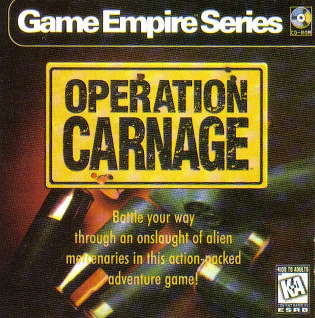 Caratula de Operation Carnage para PC