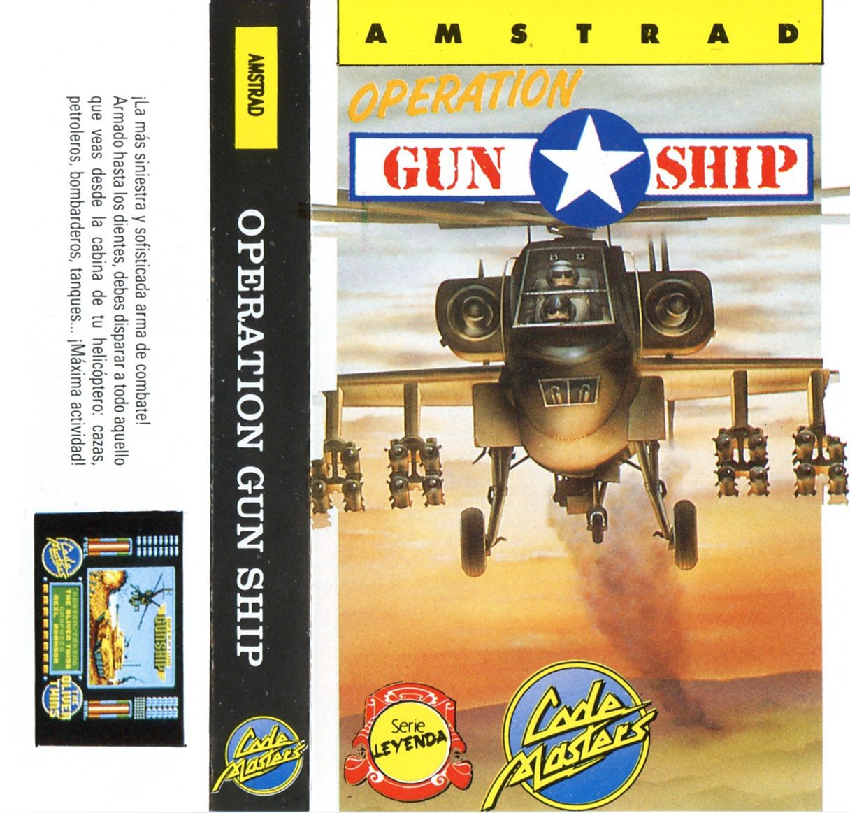 Caratula de Operation Gunship para Amstrad CPC