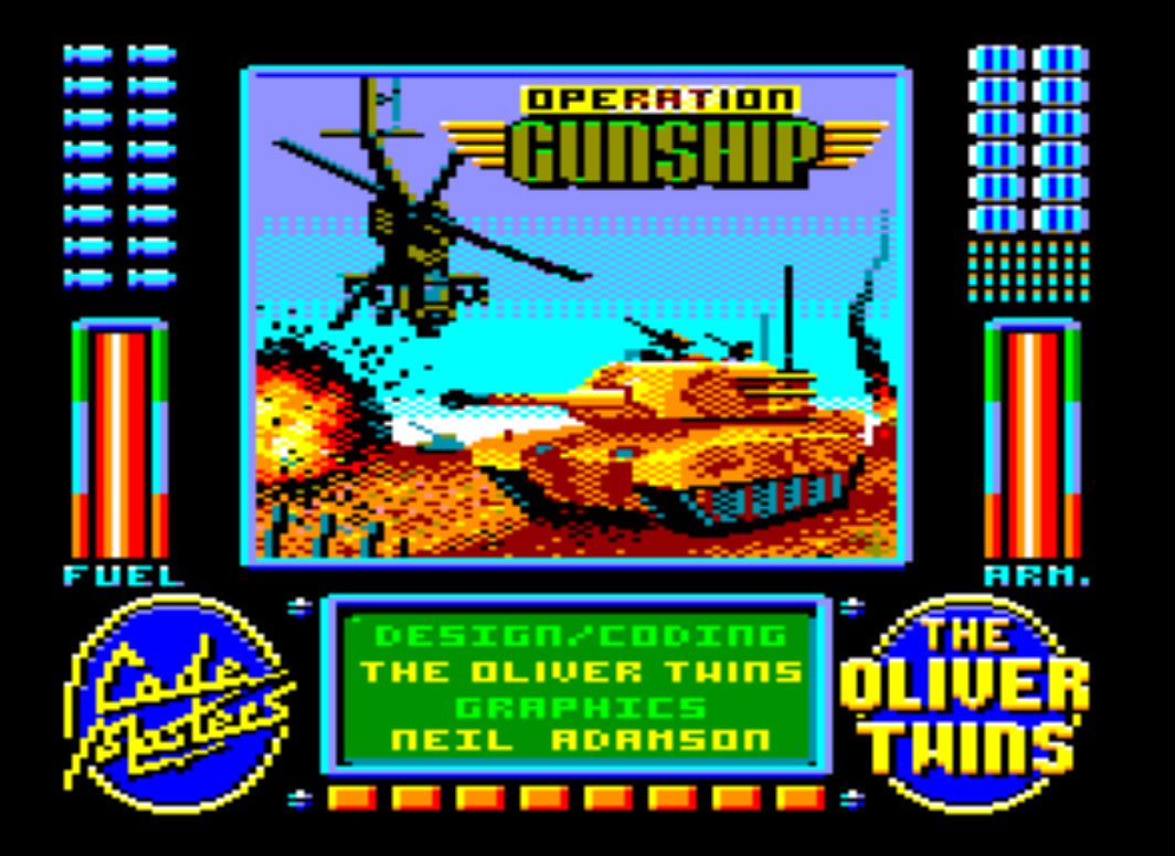 Pantallazo de Operation Gunship para Amstrad CPC