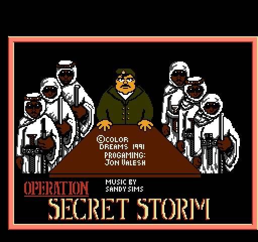 Pantallazo de Operation Secret Storm para Nintendo (NES)