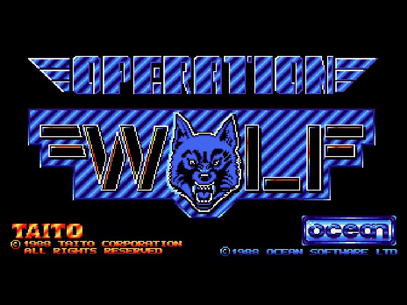 Pantallazo de Operation Wolf para Amiga