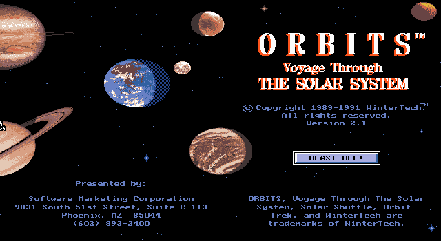 Pantallazo de Orbits: Voyage through The Solar System para PC