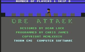 Pantallazo de Orc Attack para Commodore 64