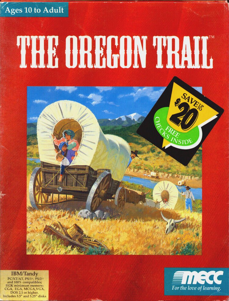 Caratula de Oregon Trail Deluxe para PC