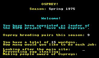 Pantallazo de Osprey! para Amstrad CPC