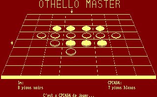 Pantallazo de Othello Master para Amstrad CPC