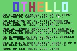 Pantallazo de Othello para Commodore 64
