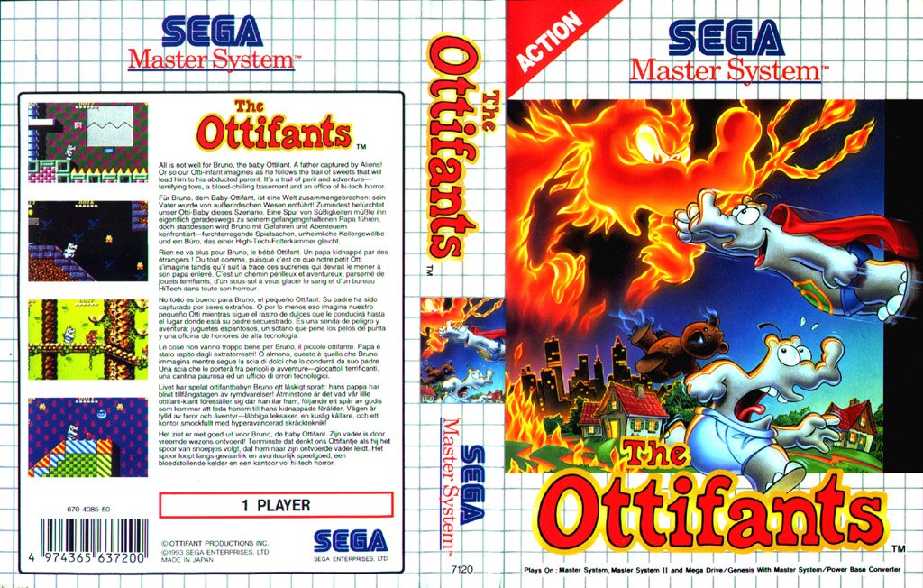 Caratula de Ottifants, The para Sega Master System