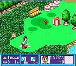 Pantallazo de Out of Bounds Golf (Japonés) para Super Nintendo