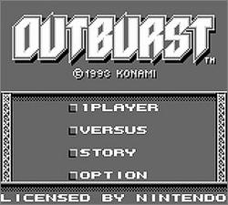 Pantallazo de Outburst para Game Boy