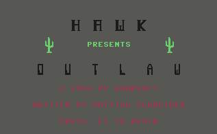 Pantallazo de Outlaw (Hawk) para Commodore 64