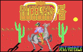 Pantallazo de Outlaws para Commodore 64