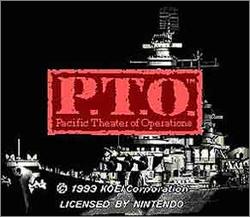 Pantallazo de P.T.O. (Pacific Theater of Operations) para Super Nintendo