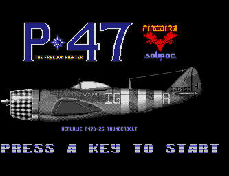 Pantallazo de P47 Thunderbolt para Amiga