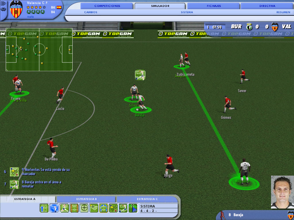 Pantallazo de PC Fútbol 2007 para PC
