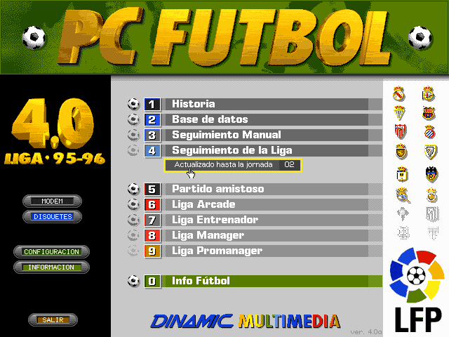 Pantallazo de PC Futbol 4.0 para PC