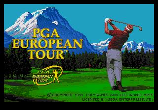 Pantallazo de PGA European Tour para Sega Megadrive