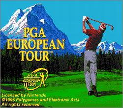 Pantallazo de PGA European Tour para Super Nintendo