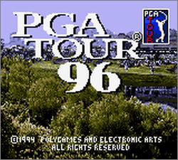 Pantallazo de PGA Tour Golf 96 para Gamegear