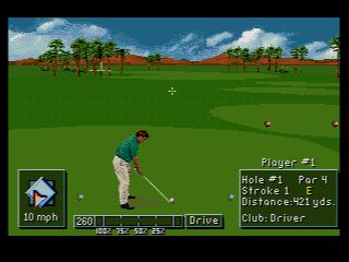 Pantallazo de PGA Tour Golf III para Sega Megadrive