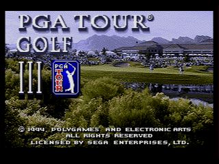 Pantallazo de PGA Tour Golf III para Sega Megadrive