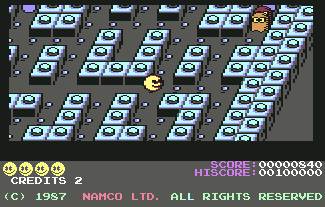 Pantallazo de Pac Mania para Commodore 64