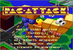 Pantallazo de Pac-Attack (Europa) para Super Nintendo
