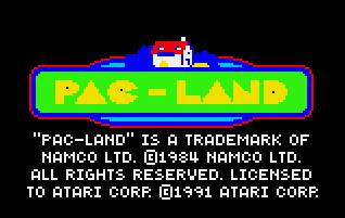 Pantallazo de Pac-Land para Atari Lynx
