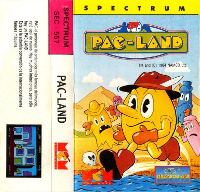 Caratula de Pac-Land para Spectrum