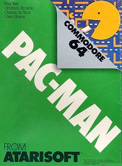 Caratula de Pac-Man Atari para Commodore 64