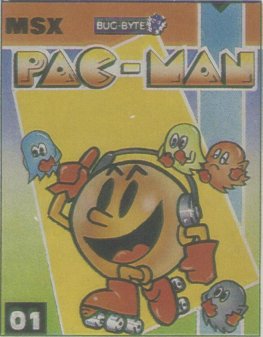 Caratula de Pac-Man para MSX