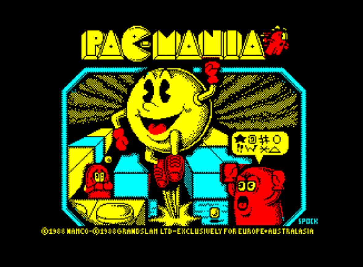 Pantallazo de Pac-Mania para Amstrad CPC